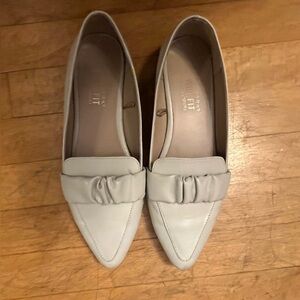 Primark Cream Flats with Loafer Design